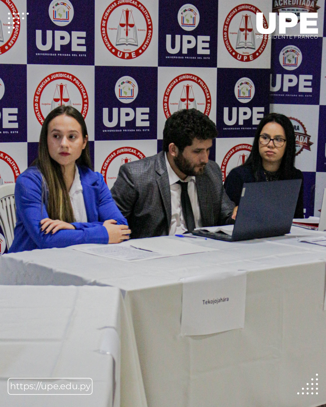 Estudiantes de Derecho UPE realizan Simulacro de Juicio Oral y Público